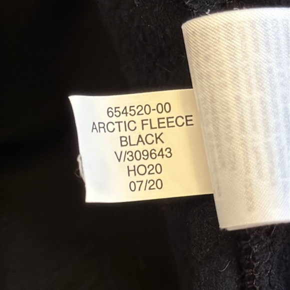 Banana Republic Arctic Fleece Full Zip Hoodie Jacket Black Pockets Thick Warm XL - Picture 15 of 15